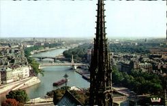 CPSM Paris the Arrow of Notre Dame