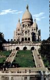 CPSM Paris the Basilica of the Sacring Montmartre Heart