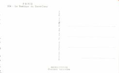 CPSM Paris the Basilica of the Sacring Montmartre Heart