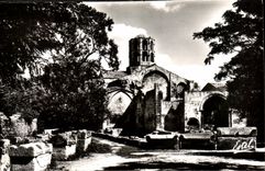 CPA Arles Alyscamps Church Saint Honorat