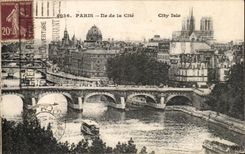 CPA Paris Ile de la Cite Notre Dame 