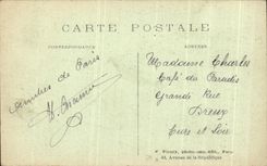 CPA Paris Round Montmorency Villa Point of I' Avenue of the Public garden