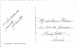 CPA Lourdes Monument Interallie