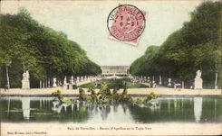 CPA Pare De Versailles Bassin D'Apollon Et Le Tapis Vert