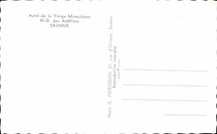 CPA Autel De La Vierge Miraculeuse Des Ardillers Saumur