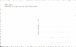 CPA Ars Room and reads of dead Saint Cure of Ars