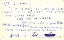 CPA Petit Poisson Porte Happiness Say Him to It Secret De My Heart