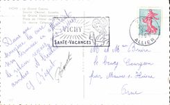 CPA Vichy the Large Casino Source Chomel refreshment bar