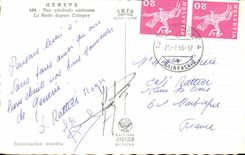 CPA Geneva View air Roads since Cologny