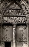 CPA Paris gate of Ctoitre of Notre Dame the virgin of the Pier