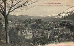 CPA Lourdes Vue Sur La Ville Du Sommet Du Calvaire