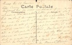 CPA Cathedral of Rheims Fragment of the Gate of the Judgment Damnes Devil