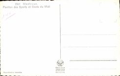 CPA Montreux Pavillon Des Sports Et Dents Du Midi