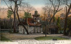 CPA Versailles Hameau De Marie Antoinette La Laiterie Et La Tour De Malborough 