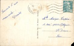 CPA Lourdes Le Gave Vue d'Ensemble