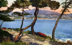 CPA Menton Vue Pris du Cap Martin