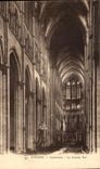 CPA Amiens Cathedrale La Grande Nef