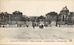 CPA Palais De Versailles Facade Principale 