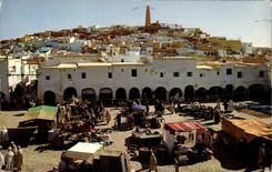 CPSM Algerie Ghardaia Place Du Marche