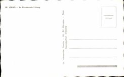 CPA Oran the Walk Letang Algeria