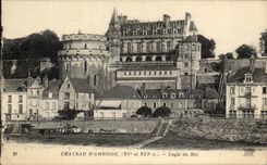 CPA Chateau D'Amboise Logis du roi