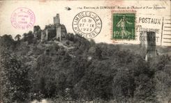 CPA Environs de Limoges Ruines de Chalucet et tour Jeannetle