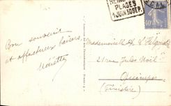 CPA Deauville Flowered Beach the Garden of the Casino