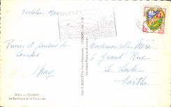 CPQM Lourdes La Basilique et le Pic du Jer Moutons 