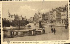 CPA Amberes Steen y el muelle Van Dyck