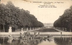 CPA Versailles Char d'Apollon Le Tapis Vert et le Palais 