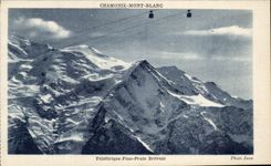 CPA Teleferique Plan Pratz Brevent Chamonix Mont Blanc