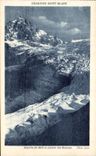 CPA Chamonix Mont Blanc Aiguille du Midi et glacier des Bossons 