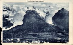 CPA Chamonix Mont Blanc Vue generale des Bossons