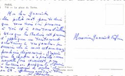 CPSM Paris the Place of the Montmartre Hillock Crowns Heart