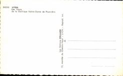 CPSM Lyon Tours of the Basilica Our Lady of Fourviere