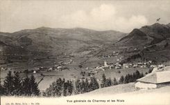 CPA Vue Generale de Charmey et les Niais Suisse