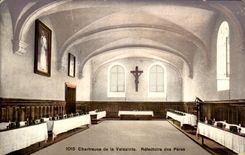 CPA Chartreuse de la Valsainte Refectoire des Peres Suisse
