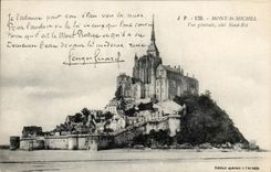 CPA Mont St Michel Vue Generale Cote Nord Est