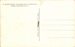 CPA Rigny Usse Le Chateau Donjon Cylindrique