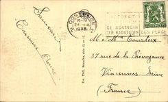 CPA Ostend the Royal Country cottage and the Beach Children