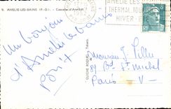 CPA Amelie Les Bains Cascade d'annibal