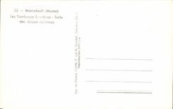 CPA Marrakech Les Tombeaux Saadiens Salle des douze colonnes Maroc