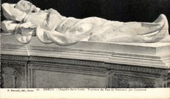 Tumba del Saint Louis de la camara acorazada de CPA Dreux del duque de Nemours de Countryside