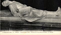 Tumba del Saint Louis de la camara acorazada de CPA Dreux de principe Enrique de Orleans de Mercie