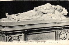 La tumba del Saint Louis de CPA Dreux Chapelle de la duquesa de Alenzon murio en fuego de los sistemas de I al bazar de la caridad