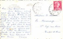 CPA Paris Notre Dame Barges on the Seine