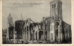 CPA Tours Remainders Of Old Basilique De St Martin