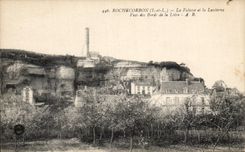 CPA Rochecorbon the Cliff And the Lantern Seen Of the Edges Of the Loire