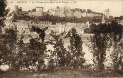 CPA Chinon the castle And Edges Of Vienna