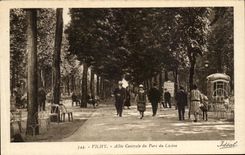 CPA Vichy Allee Central of the Park of the Casino